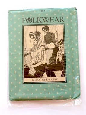 UNCUT Folkwear pattern #205 GIBSON GIRL BLOUSE